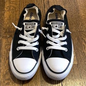 LIKE NEW black slip-on converse sneaker